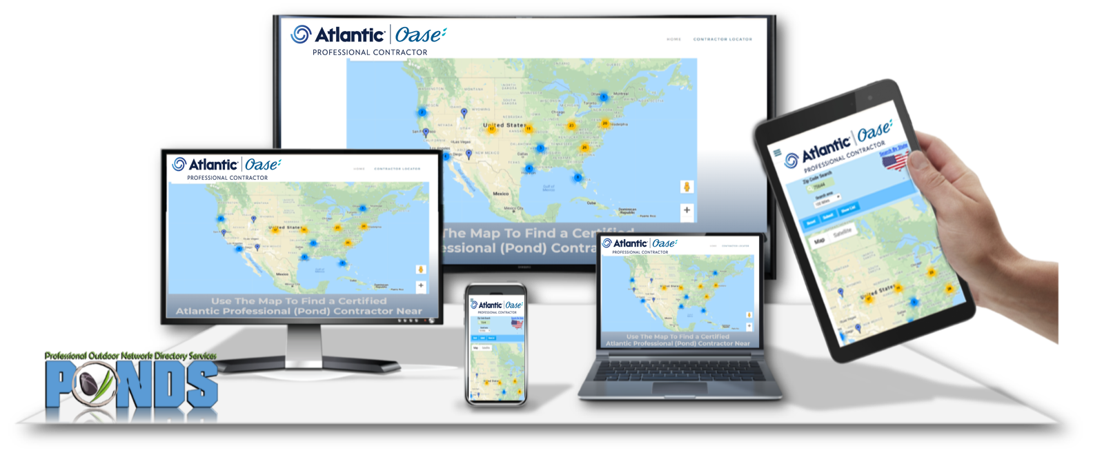 Locate an Atlantic Professional Pond Contractor Near You